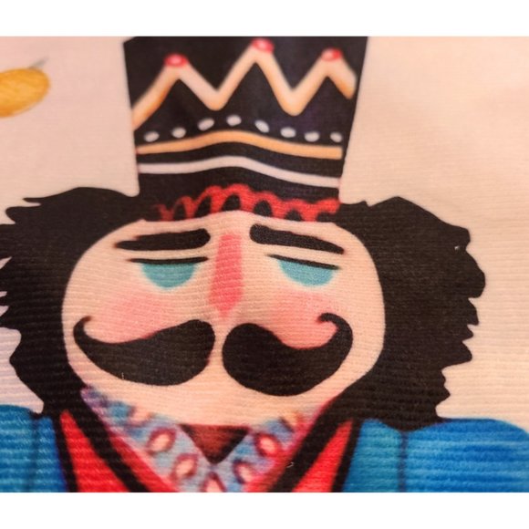 Nutcracker Christmas Pillow Cover Soft Decorative Case Accent Pink Holiday Decor - Picture 7 of 10